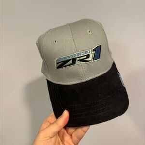 Grey and Black Corvette ZR1 New Baseball cap